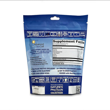 Advanced BioCell's Single Ingredient Colostrum